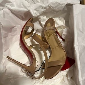 Christian Louboutin Jonatina heel sandal size 35